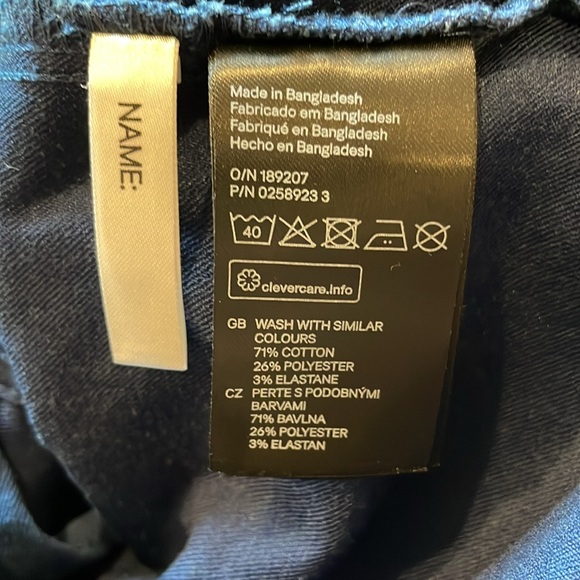 H&M Lightweight Canvas Biker-Style Jacket - Picture 6 of 6